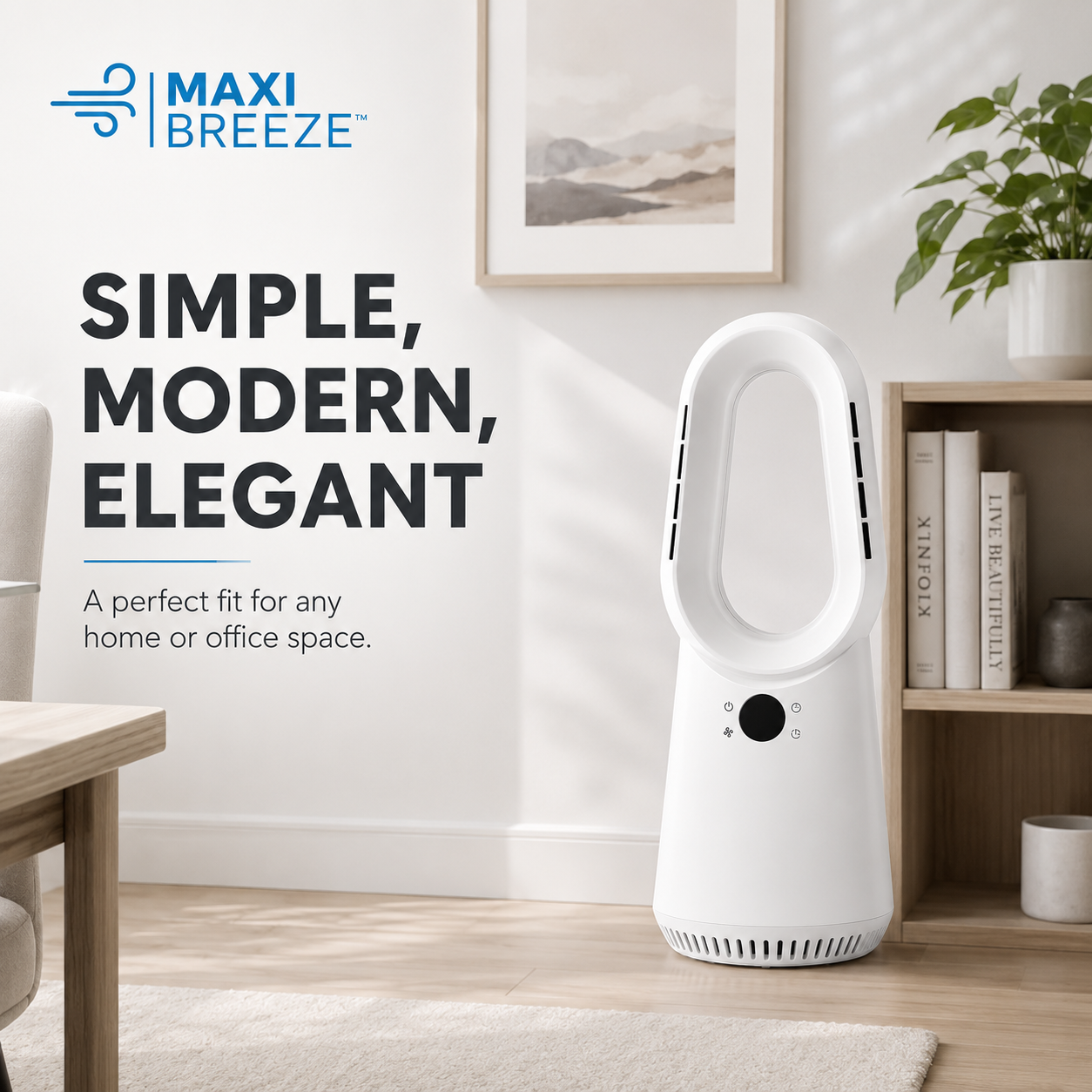 MAXI BREEZE™ Turmventilator ohne Flügel