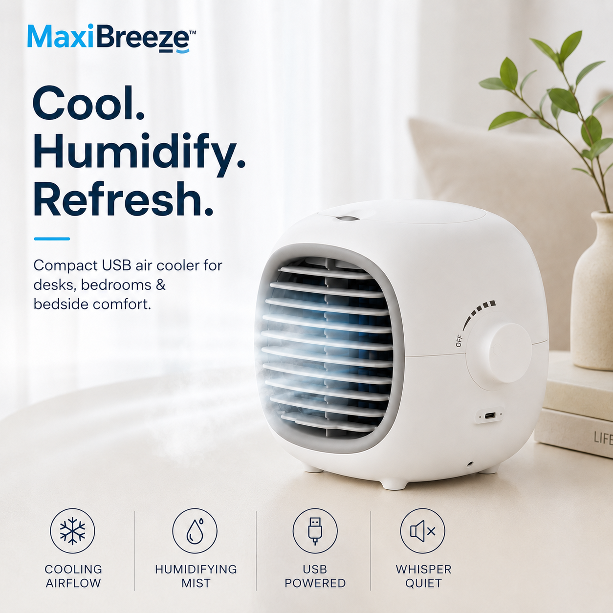 USB Air Cooler Humidifier