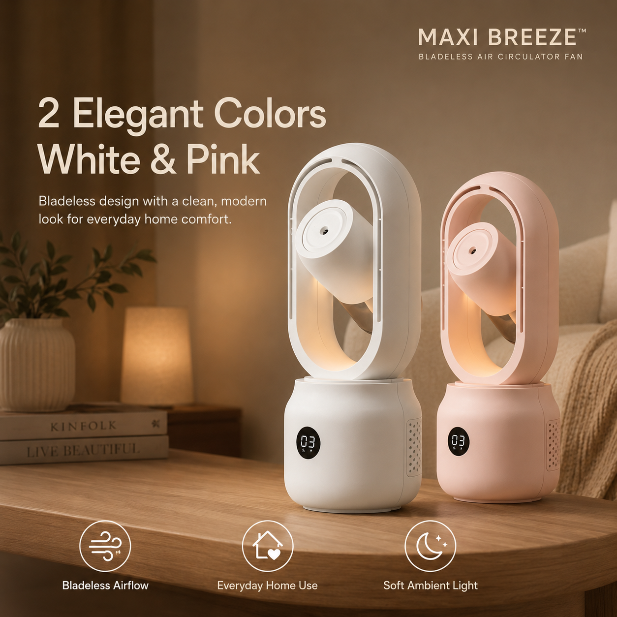 Ventilateur de circulation d'air sans pales MAXI BREEZE™