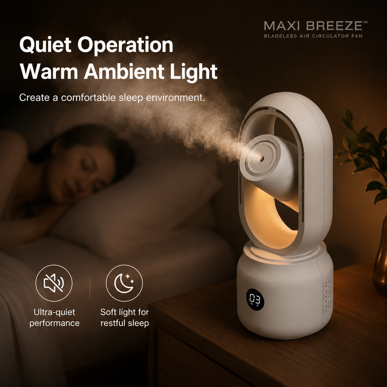 Ventilateur de circulation d'air sans pales MAXI BREEZE™