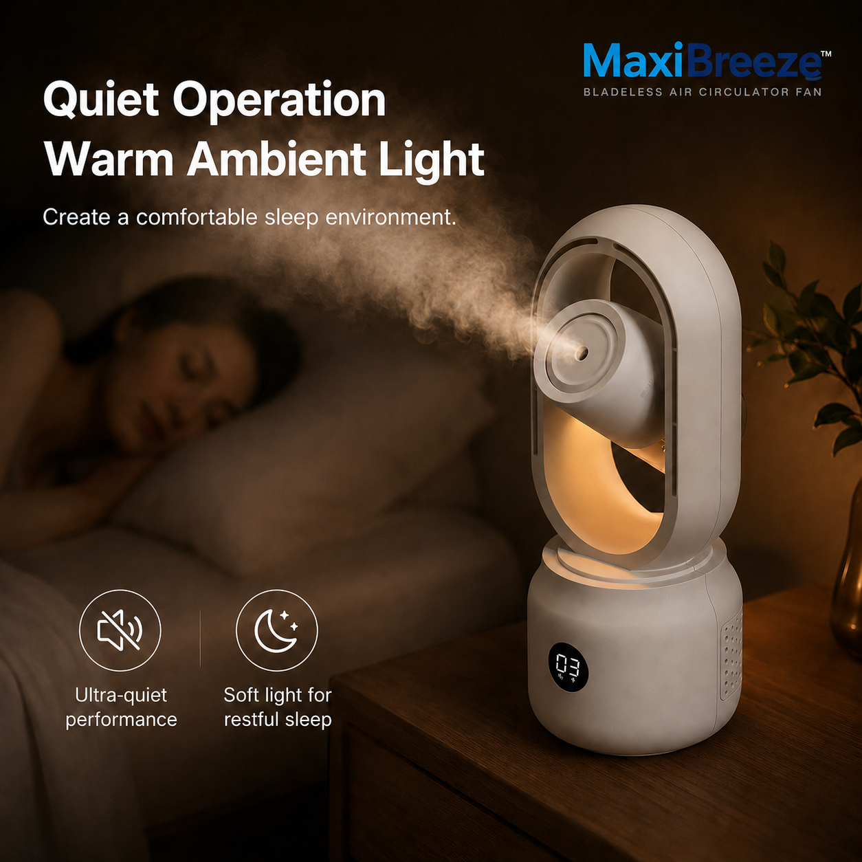 Bladeless Air Circulator Fan