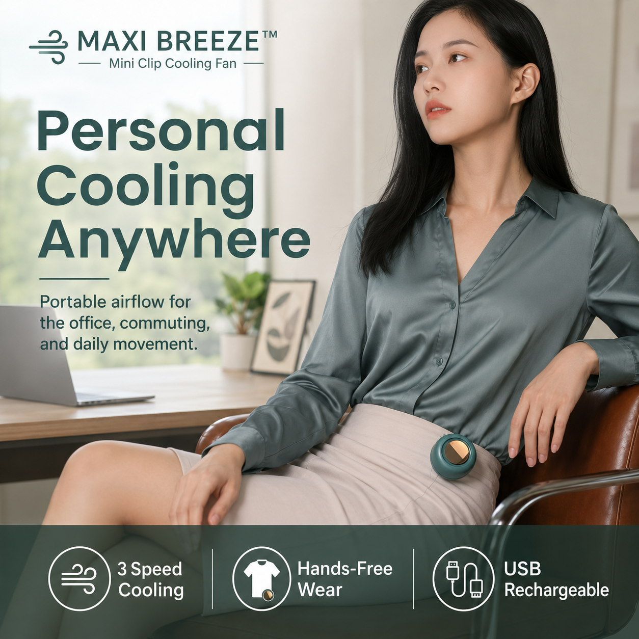 MAXI BREEZE™ Mini-Clip-Ventilator