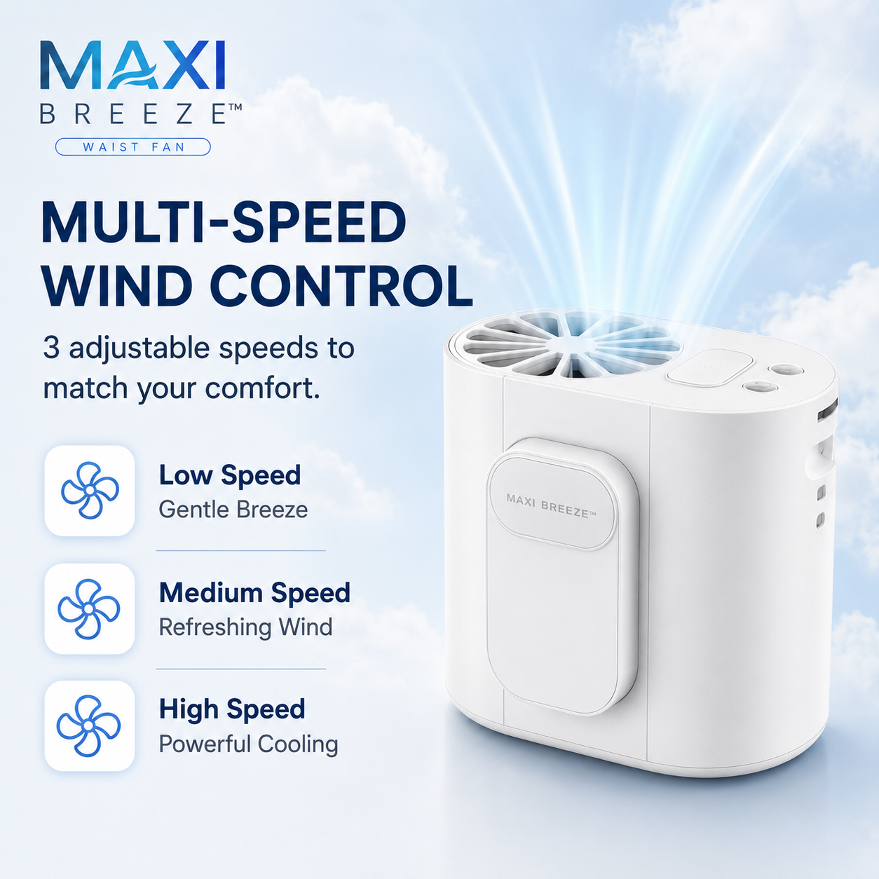 MAXI BREEZE™ Hüftventilator