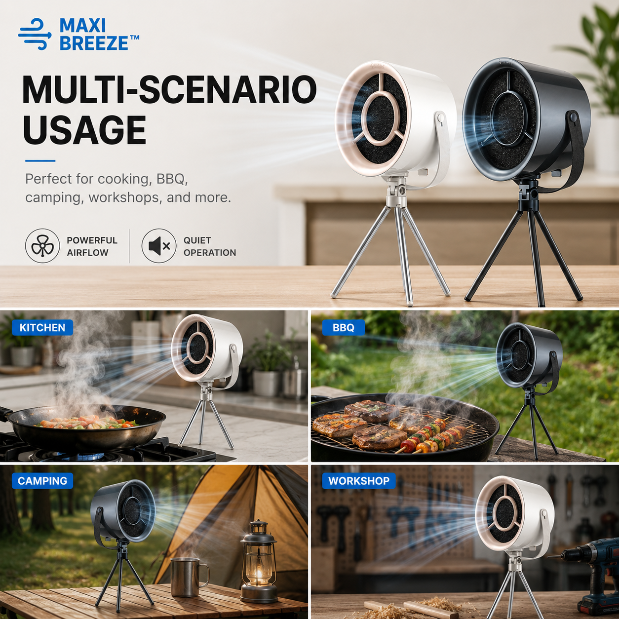 MAXI BREEZE™ Portable Exhaust & Ventilation Fan
