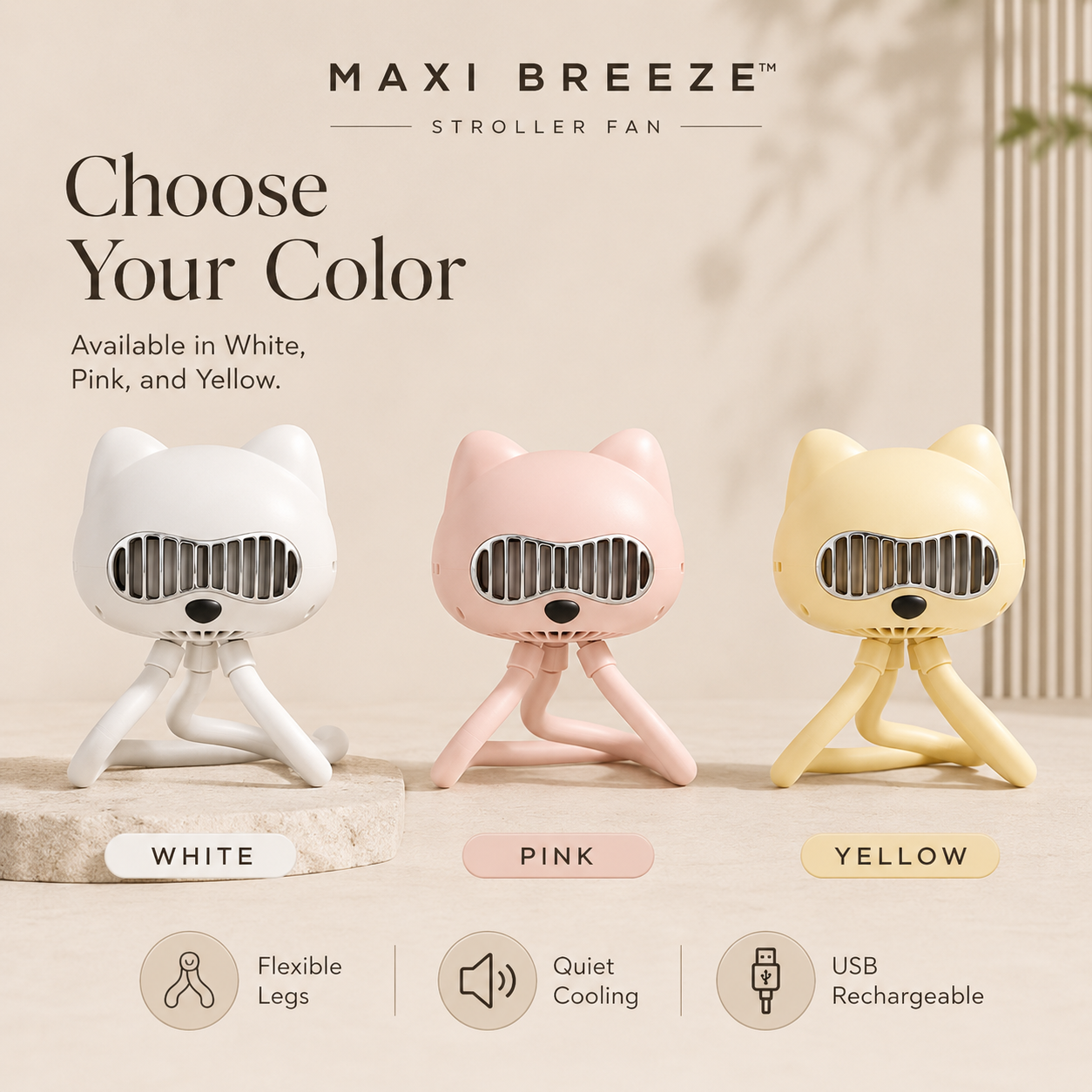 Ventilateur sans pales pour poussette MAXI BREEZE™