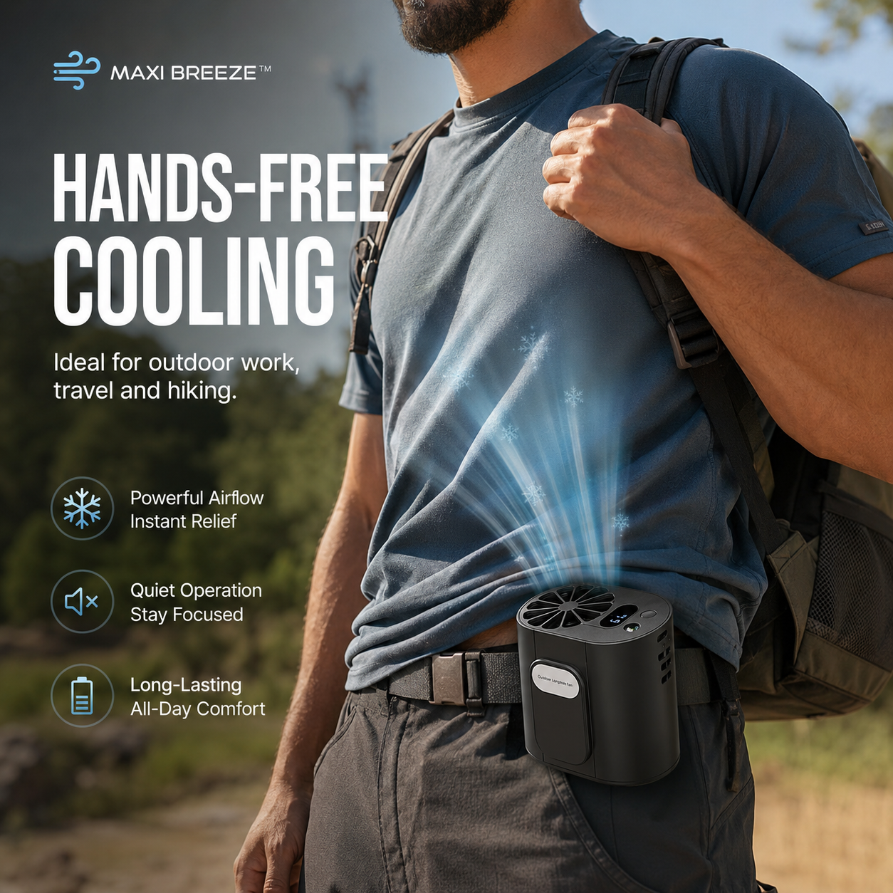 MAXI BREEZE™ Hüftventilator