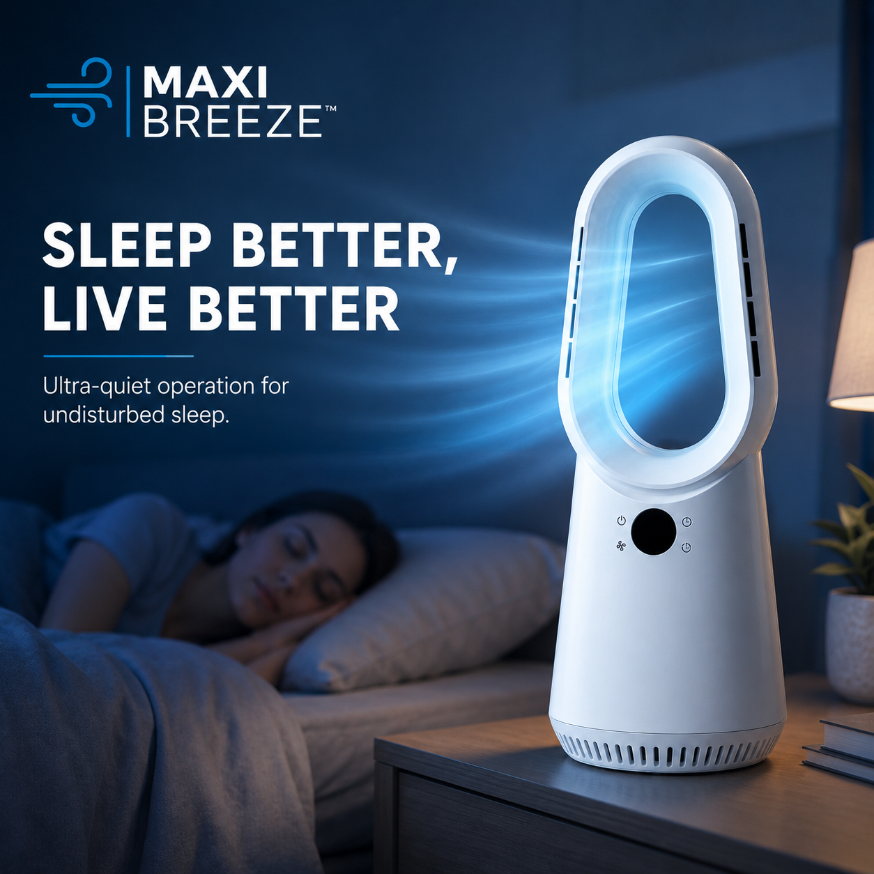 MAXI BREEZE™ Ventilateur tour sans pales