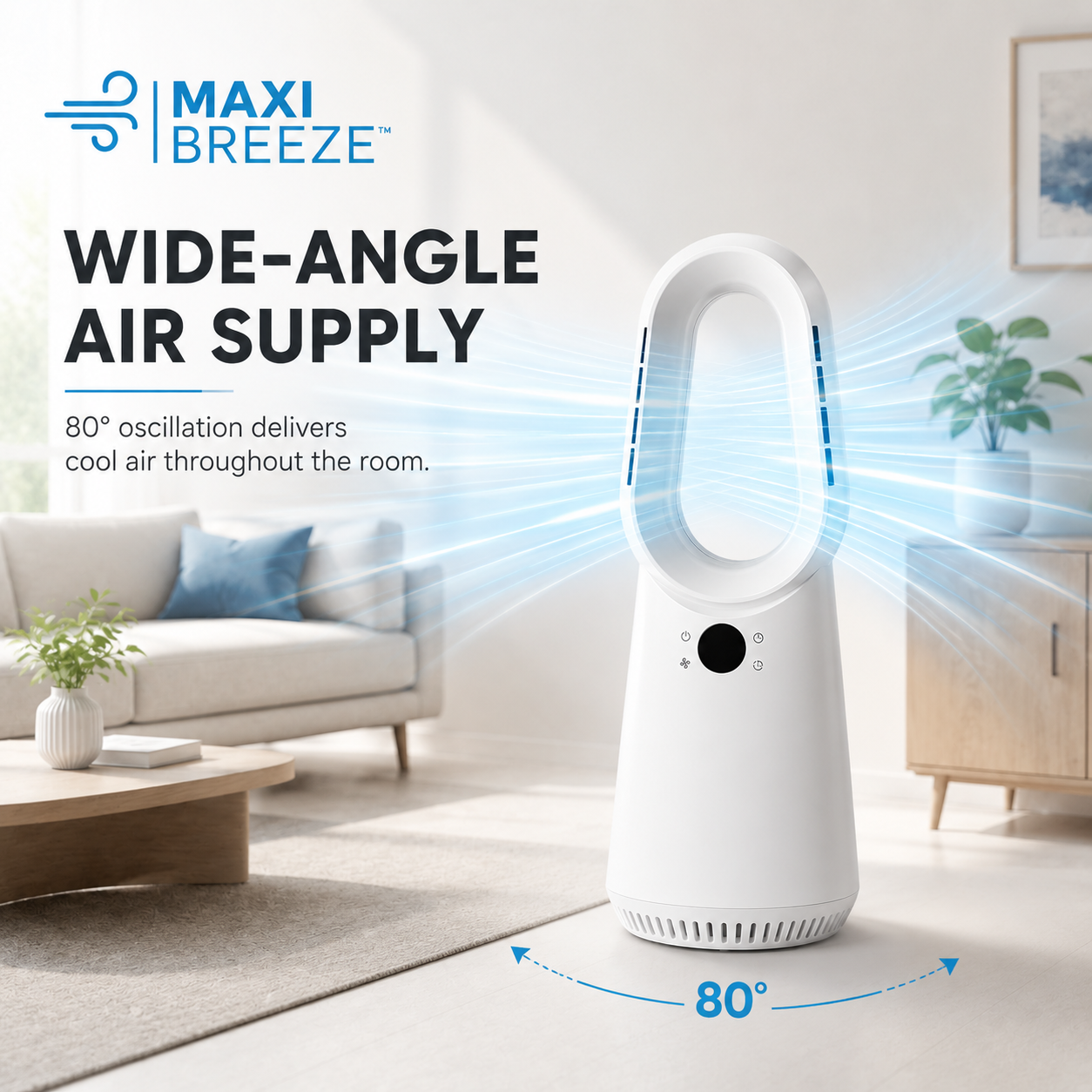 MAXI BREEZE™ Ventilateur tour sans pales