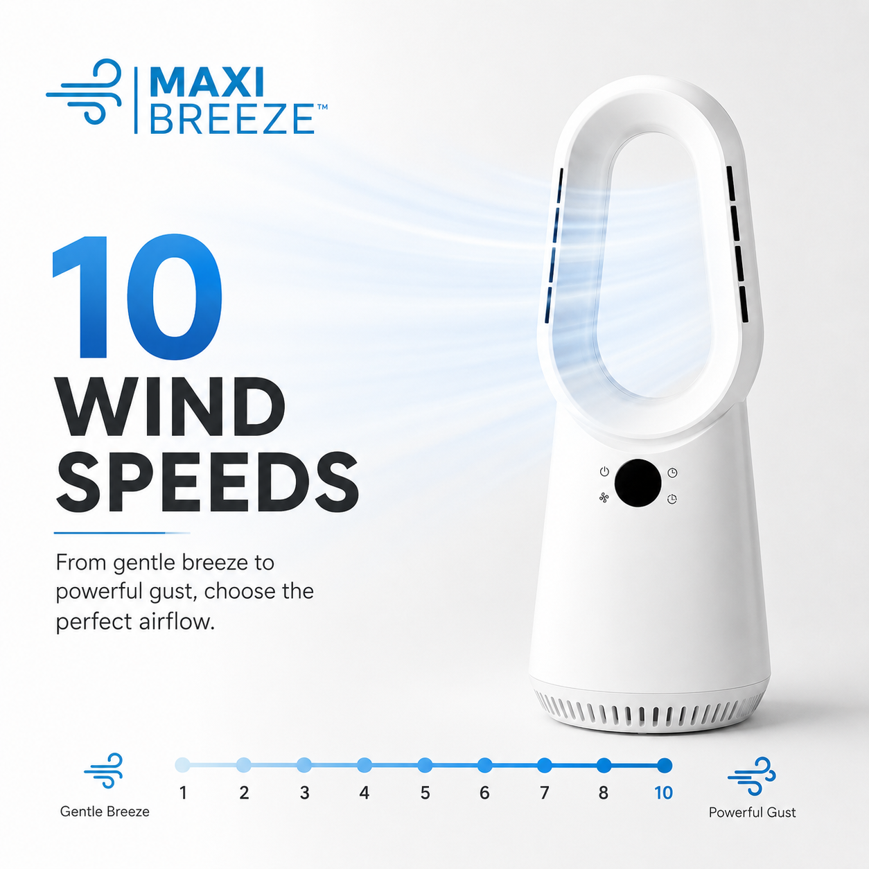 MAXI BREEZE™ Ventilateur tour sans pales