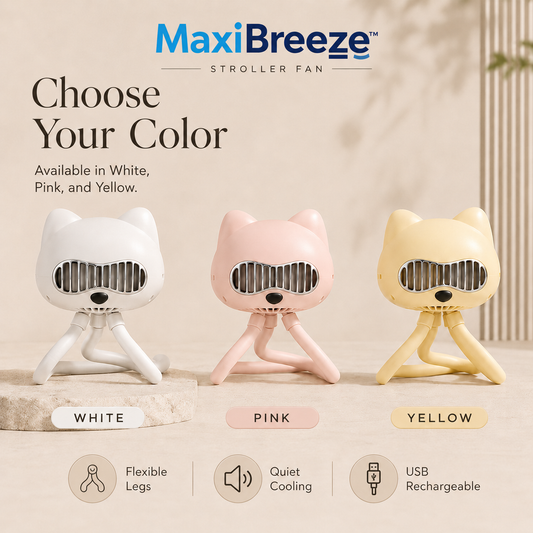 Ventilateur sans pales pour poussette MAXI BREEZE™