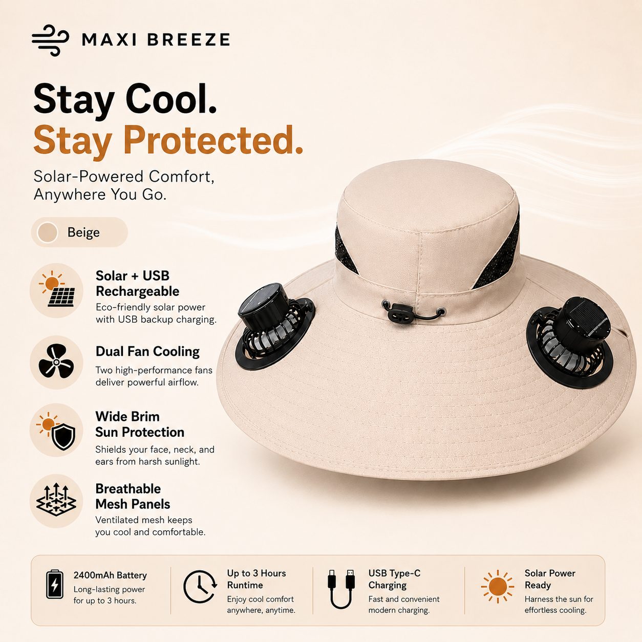 Maxibreeze™ - The Breeze Hat