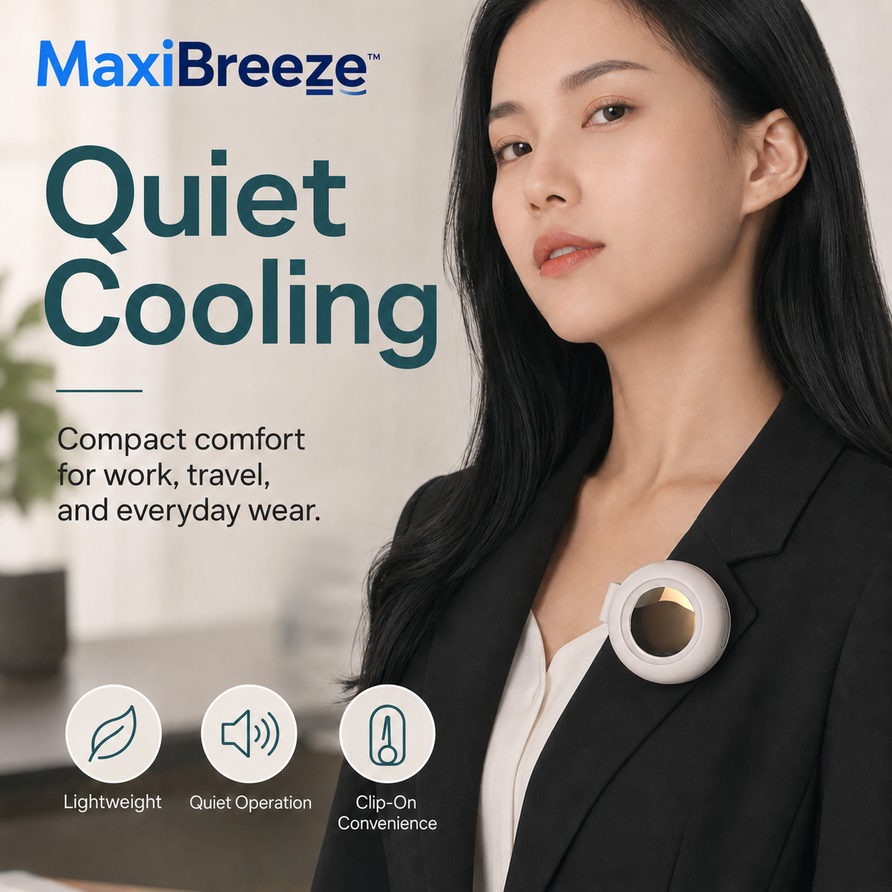 Mini Clip Cooling Fan