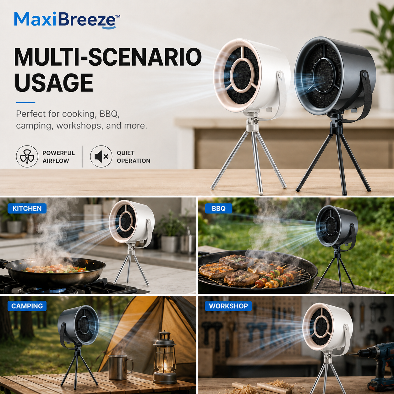 Portable Exhaust Ventilation Fan