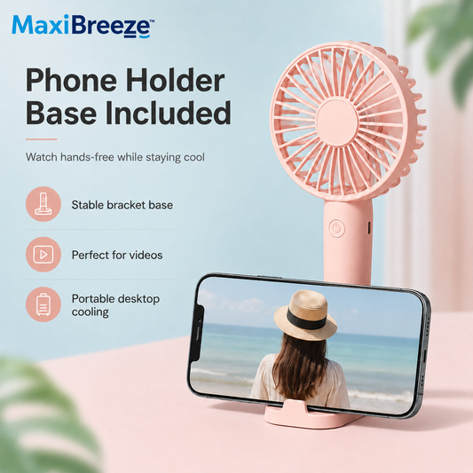 Travel Phone Holder Fan