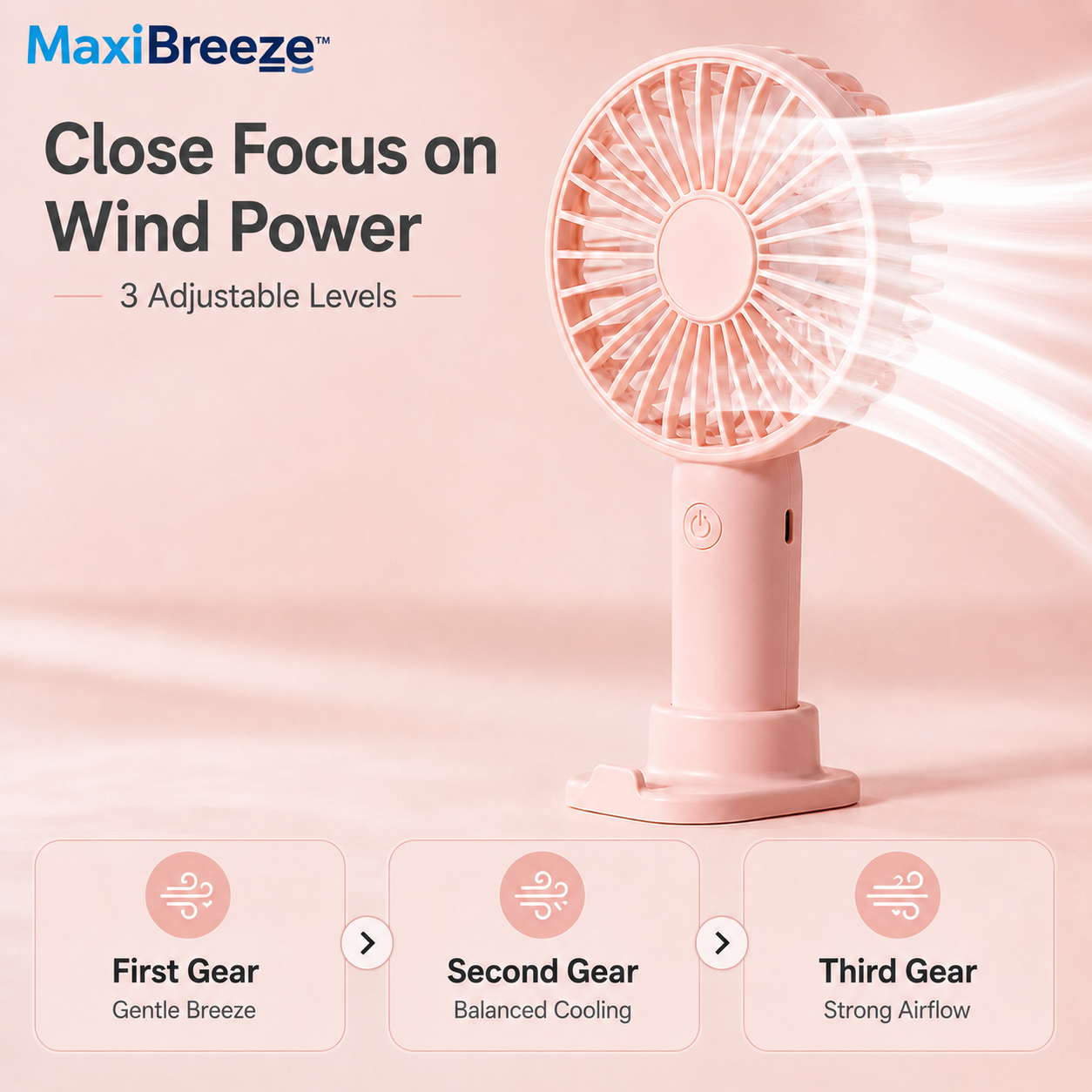 Travel Phone Holder Fan