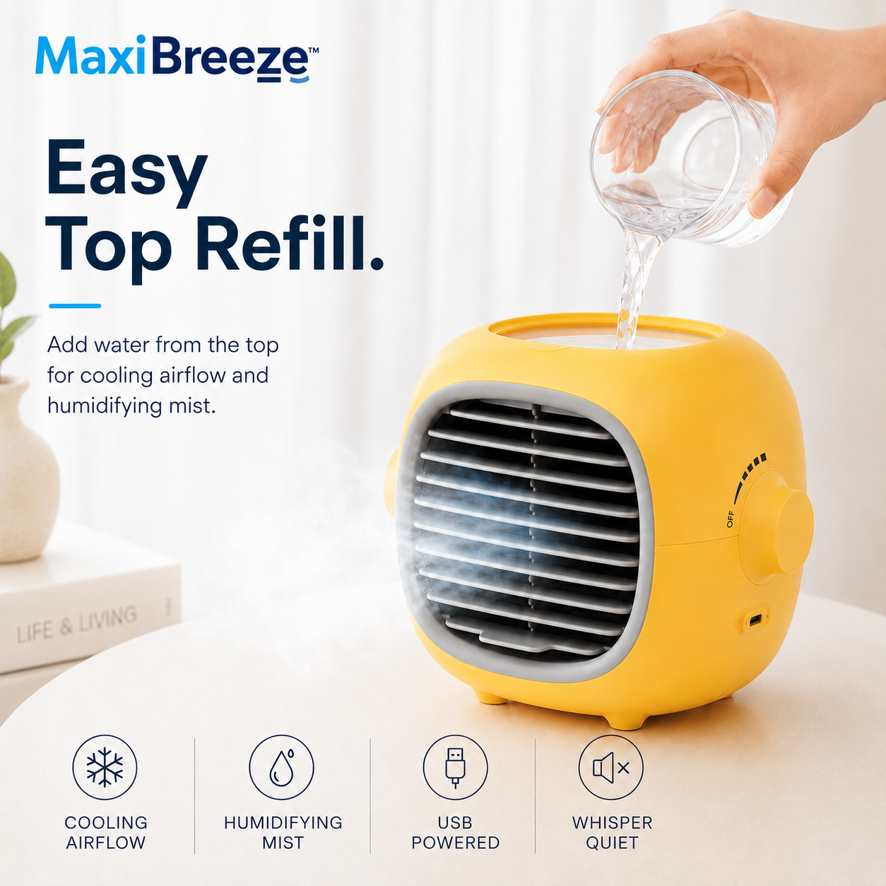 USB Air Cooler Humidifier